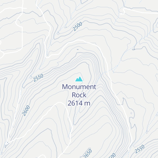 Map of Monument Rock