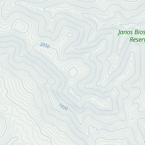 Map of Cerro Palomo