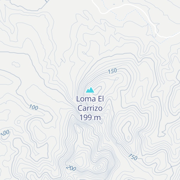 Map of Loma El Carrizo