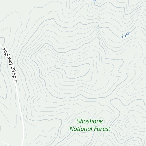 Map of Roundtop Mountain
