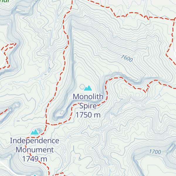 Map of Monolith Spire
