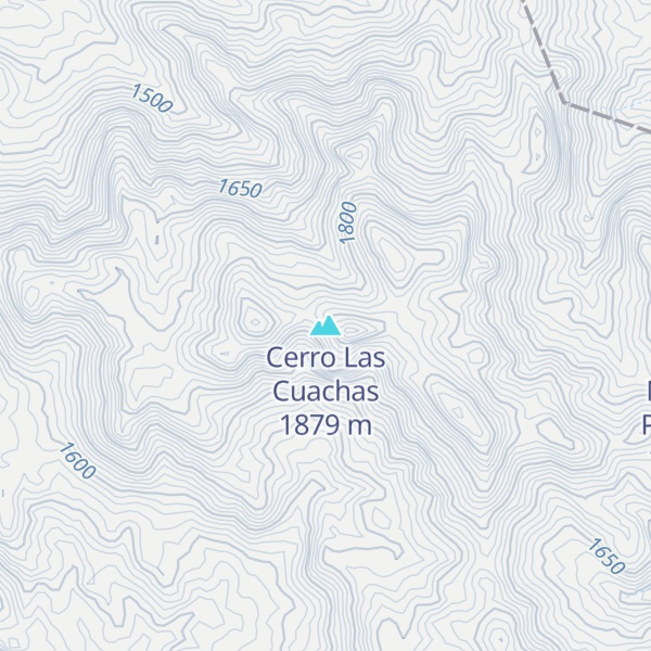 Map of Cerro Las Cuachas