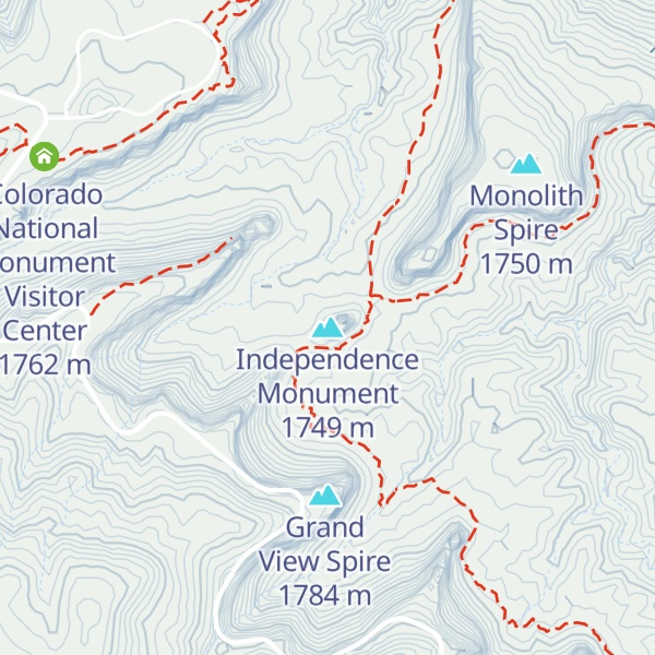 Map of Independence Monument