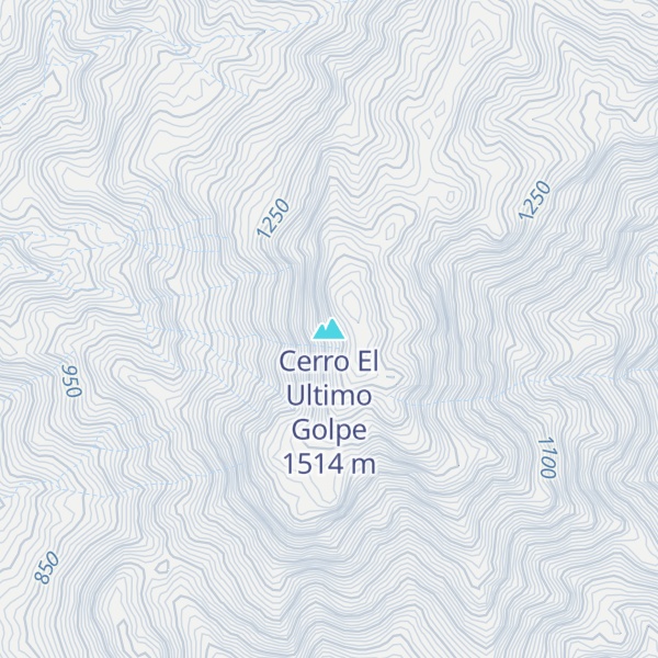 Map of Cerro El Ultimo Golpe