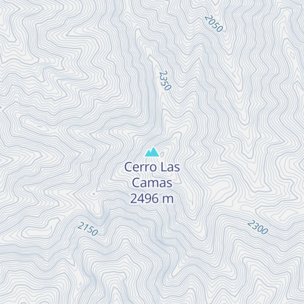 Map of Cerro Las Camas