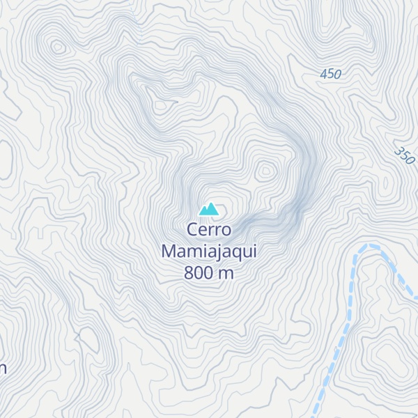 Map of Cerro Mamiajaqui