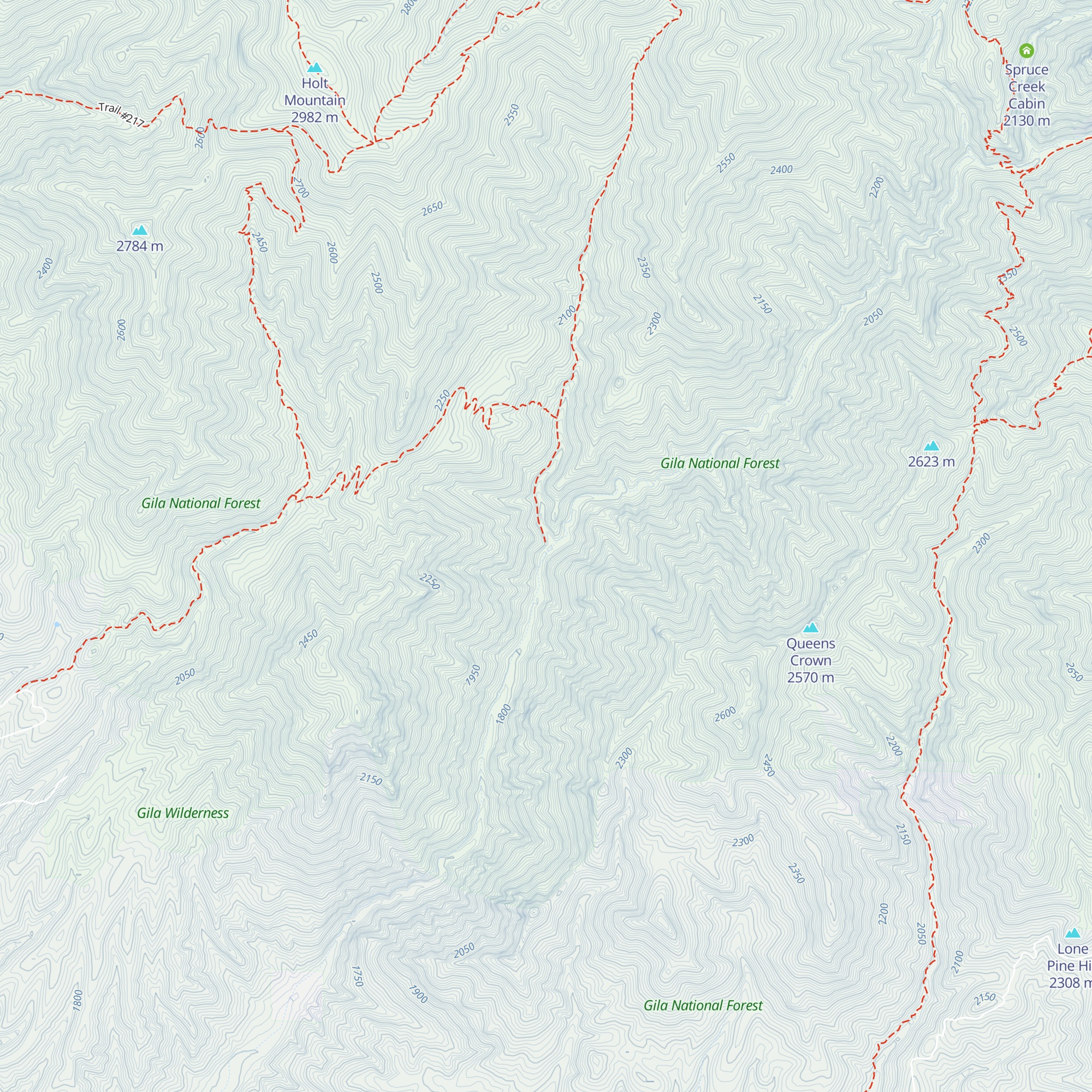 Johnson Cabin map