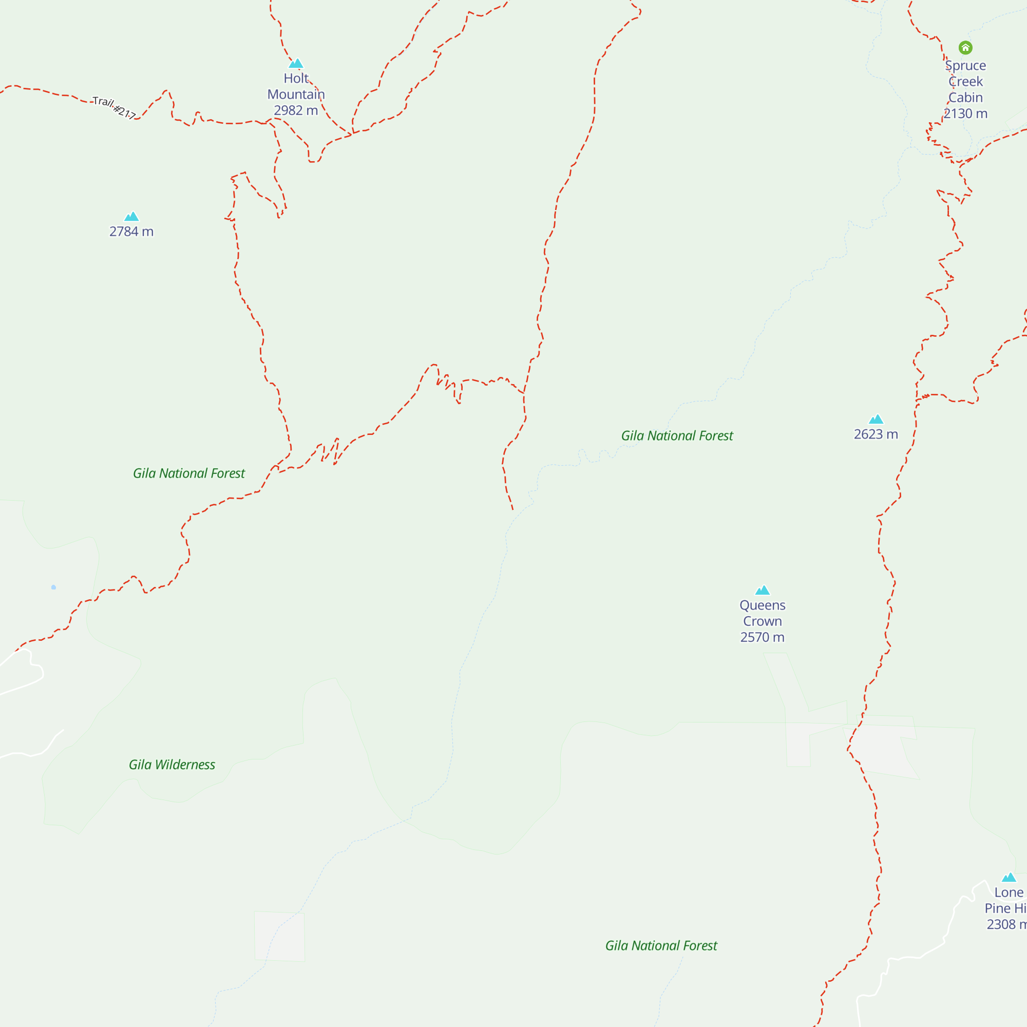 Johnson Cabin map