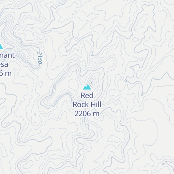Map of Red Rock Hill