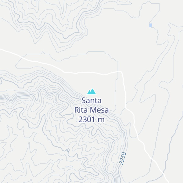 Map of Santa Rita Mesa