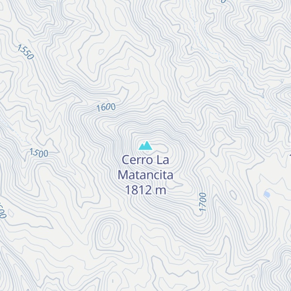 Map of Cerro La Matancita