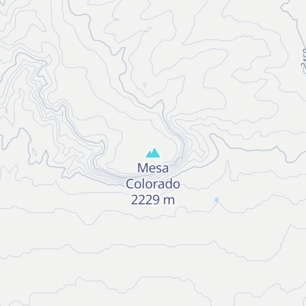 Map of Mesa Colorado