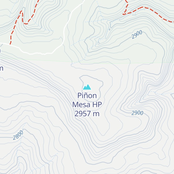 Map of Piñon Mesa HP