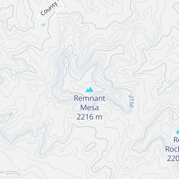 Map of Remnant Mesa