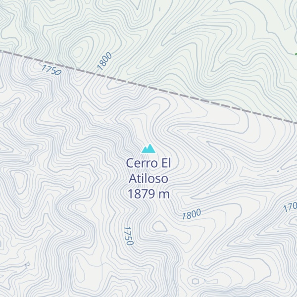Map of Cerro El Atiloso