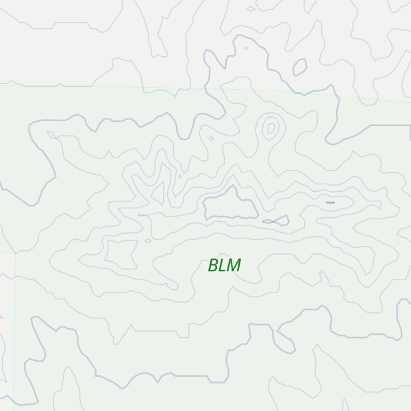 Map of Naderman Buttes