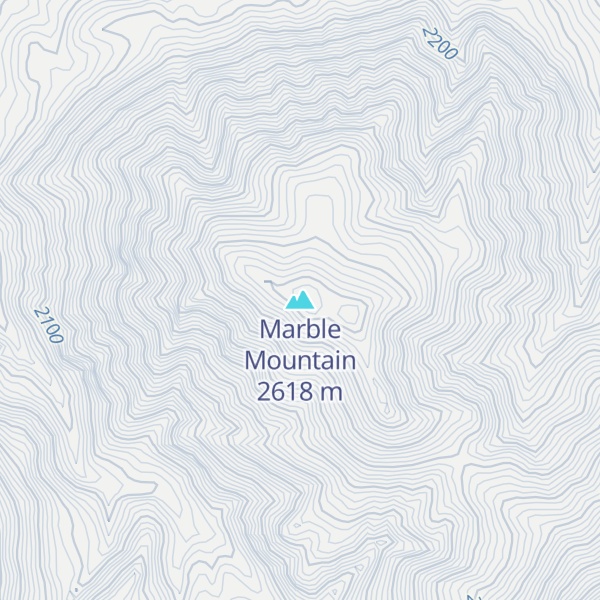 Map of Marble Mountain