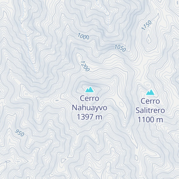 Map of Cerro Nahuayvo