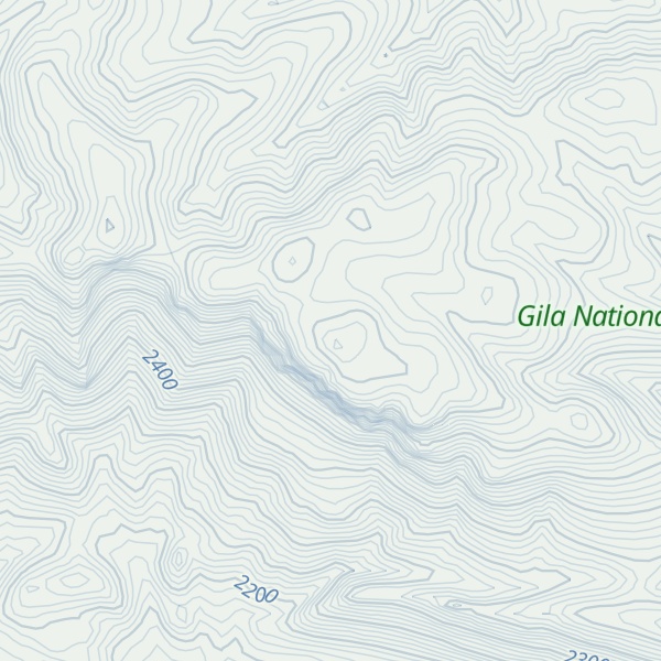 Map of Dillon Mountain