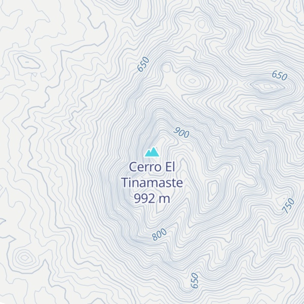 Map of Cerro El Tinamaste