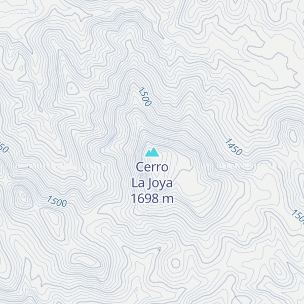 Map of Cerro La Joya