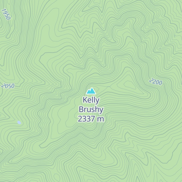 Map of Kelly Brushy