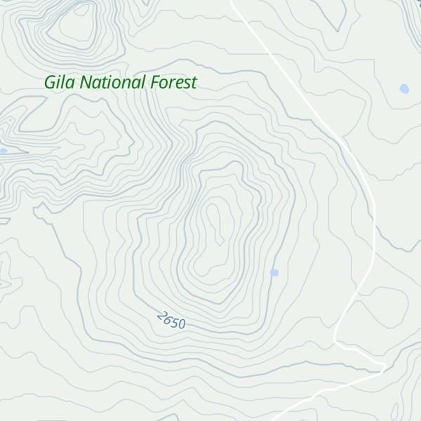 Map of Black Peak