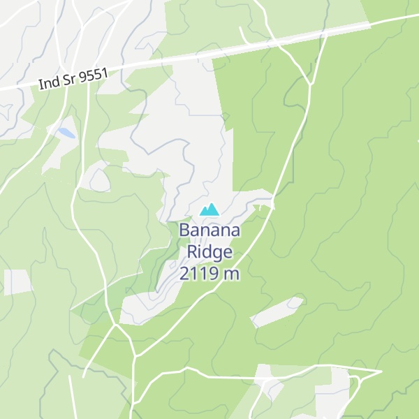 Map of Banana Ridge