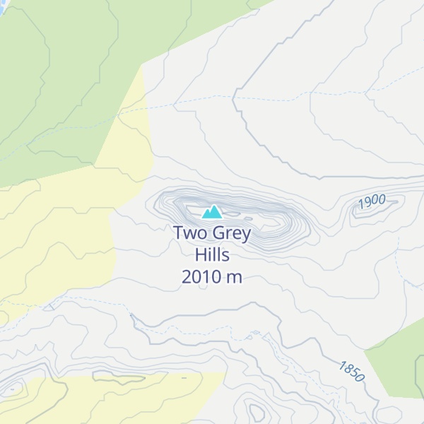 Map of Two Grey Hills