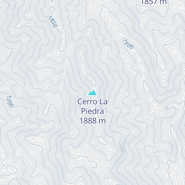 Map of Cerro La Piedra