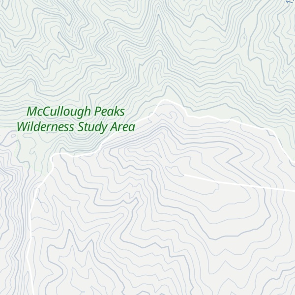 Map of McCullough Peaks High Point