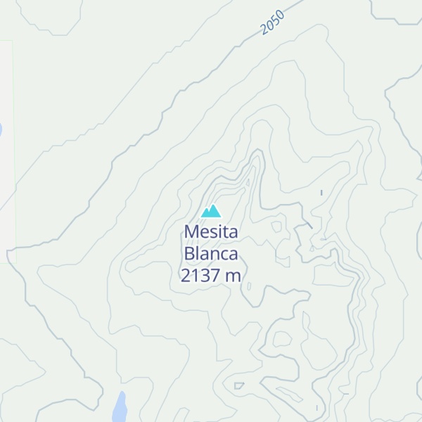 Map of Mesita Blanca