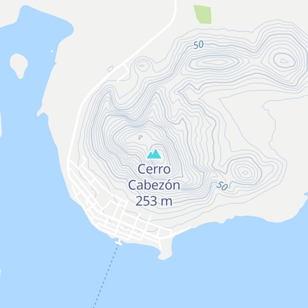 Map of Cerro Cabezón