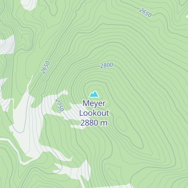 Map of Meyer Lookout