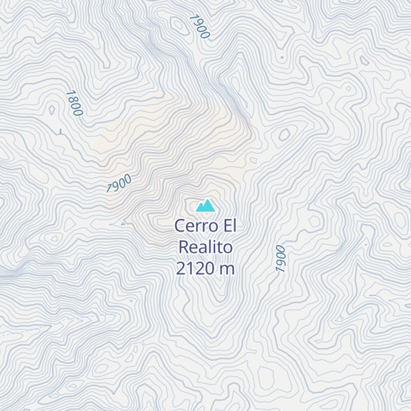 Map of Cerro El Realito