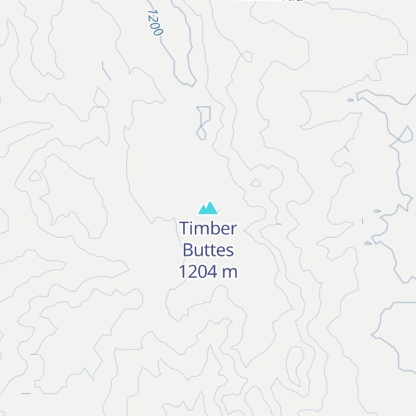 Map of Timber Buttes