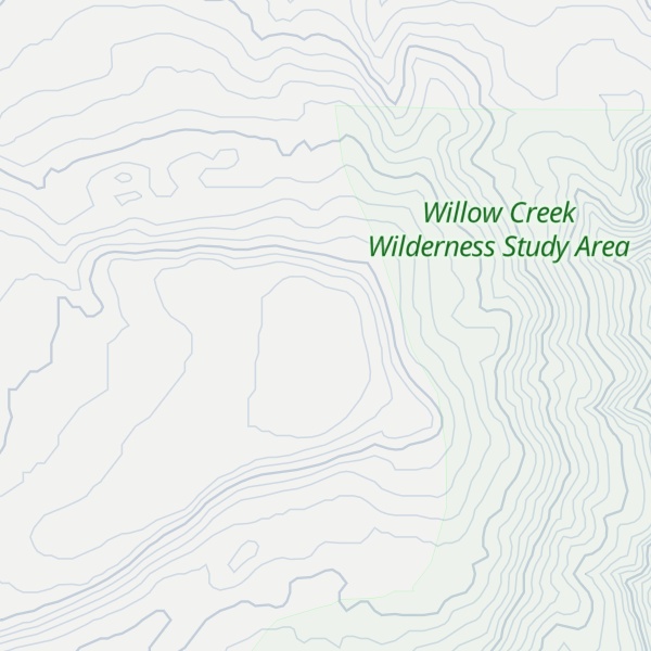 Map of Moose Head Mountain