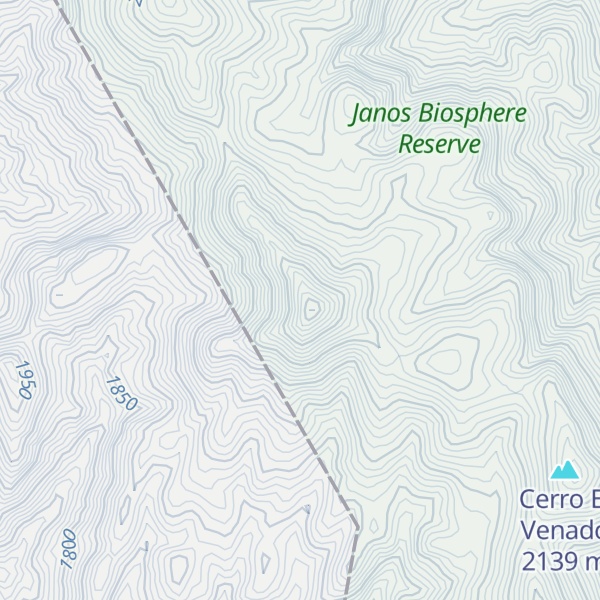 Map of Cerro Los Metates