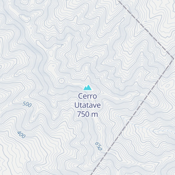Map of Cerro Utatave