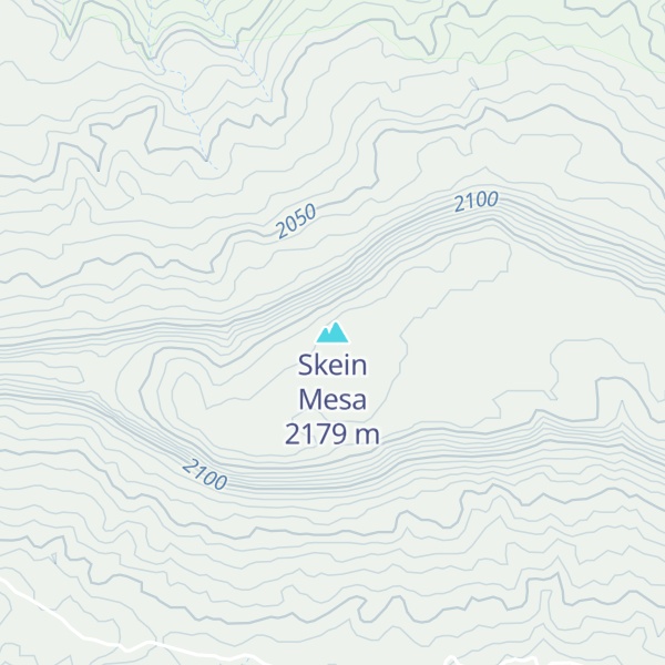 Map of Skein Mesa