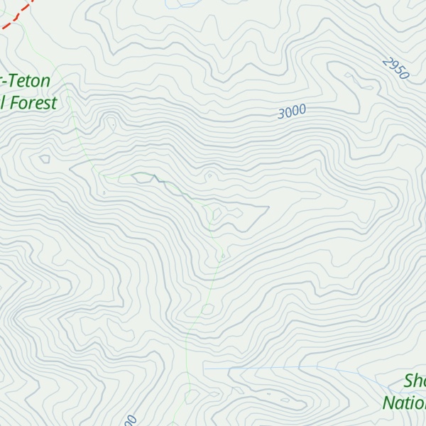 Map of Granite Peak