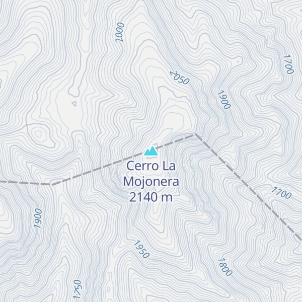 Map of Cerro La Mojonera