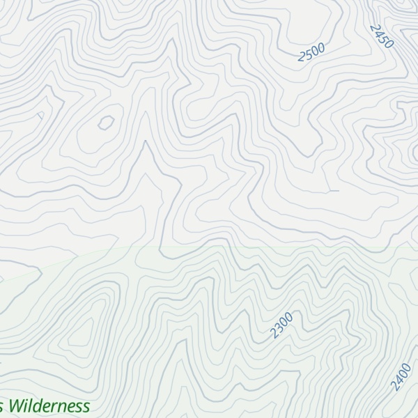 Map of Iron Mine Ridge