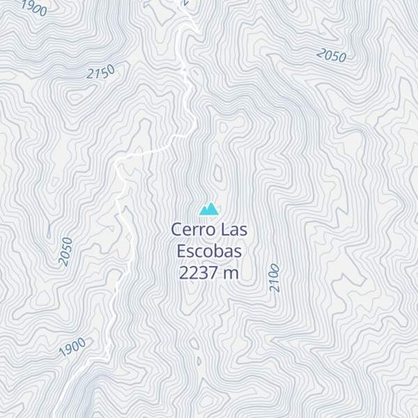 Map of Cerro Las Escobas