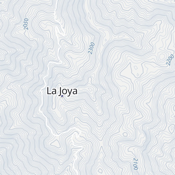 Map of Cerro La Aguja El Aguajito