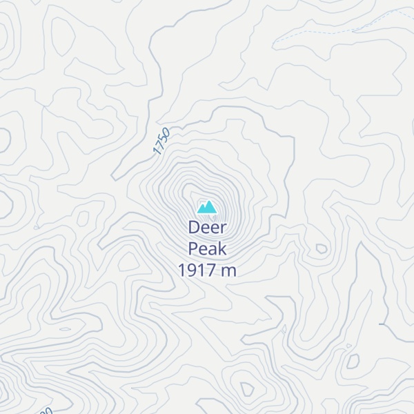 Map of Deer Peak