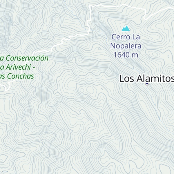 Map of Cerro Pueblito