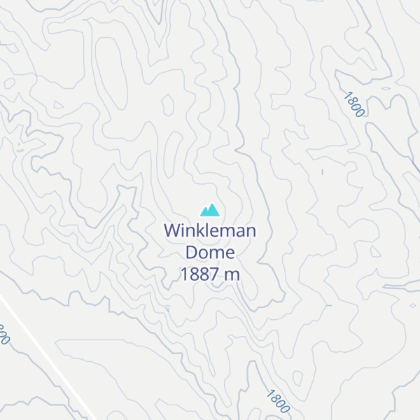 Map of Winkleman Dome