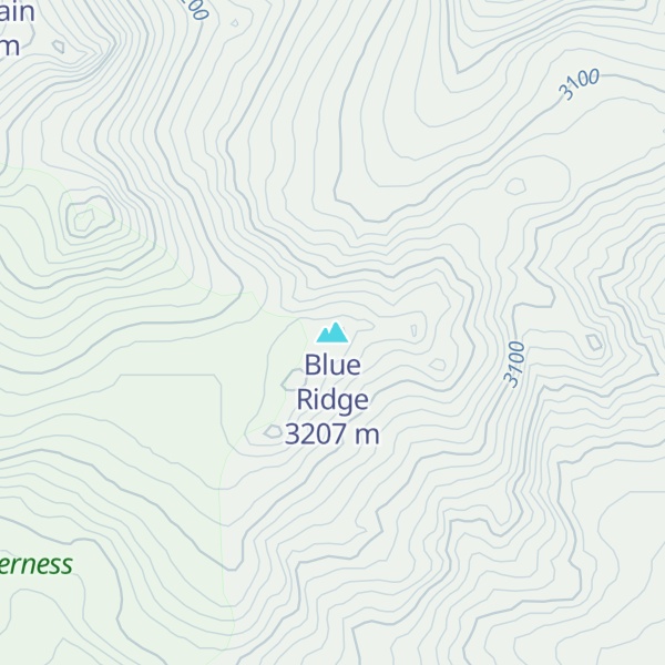 Map of Blue Ridge