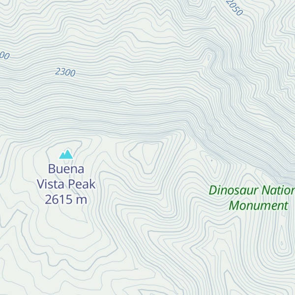 Map of Round Top Mountain